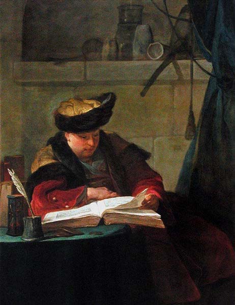 Jean Simeon Chardin Un Chimiste dans son laboratoire, dit Le Souffleur